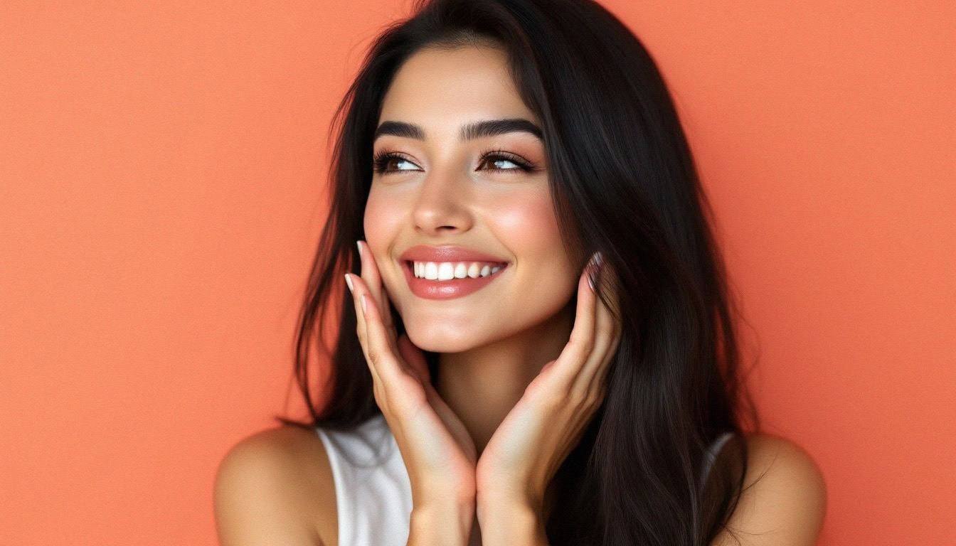 Lady after receiving Dermablading treatment in Perth 2